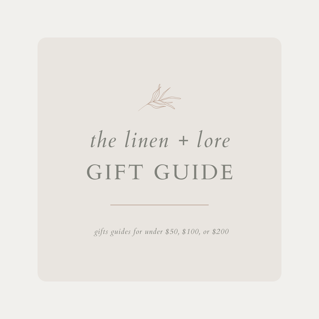 Linen + Lore Holiday Gift Guide