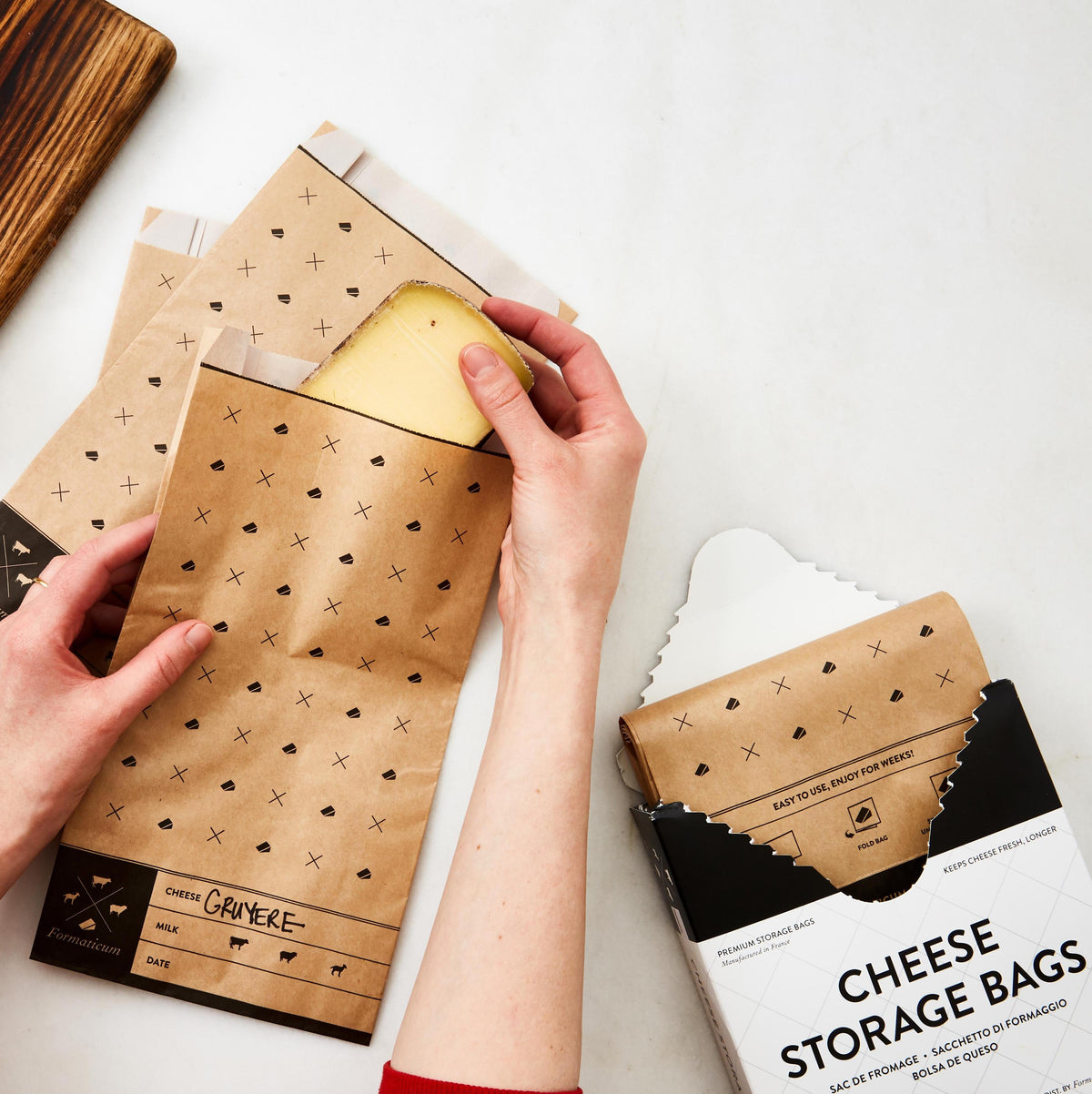 Cheese Storage Bags Linen + Lore Home